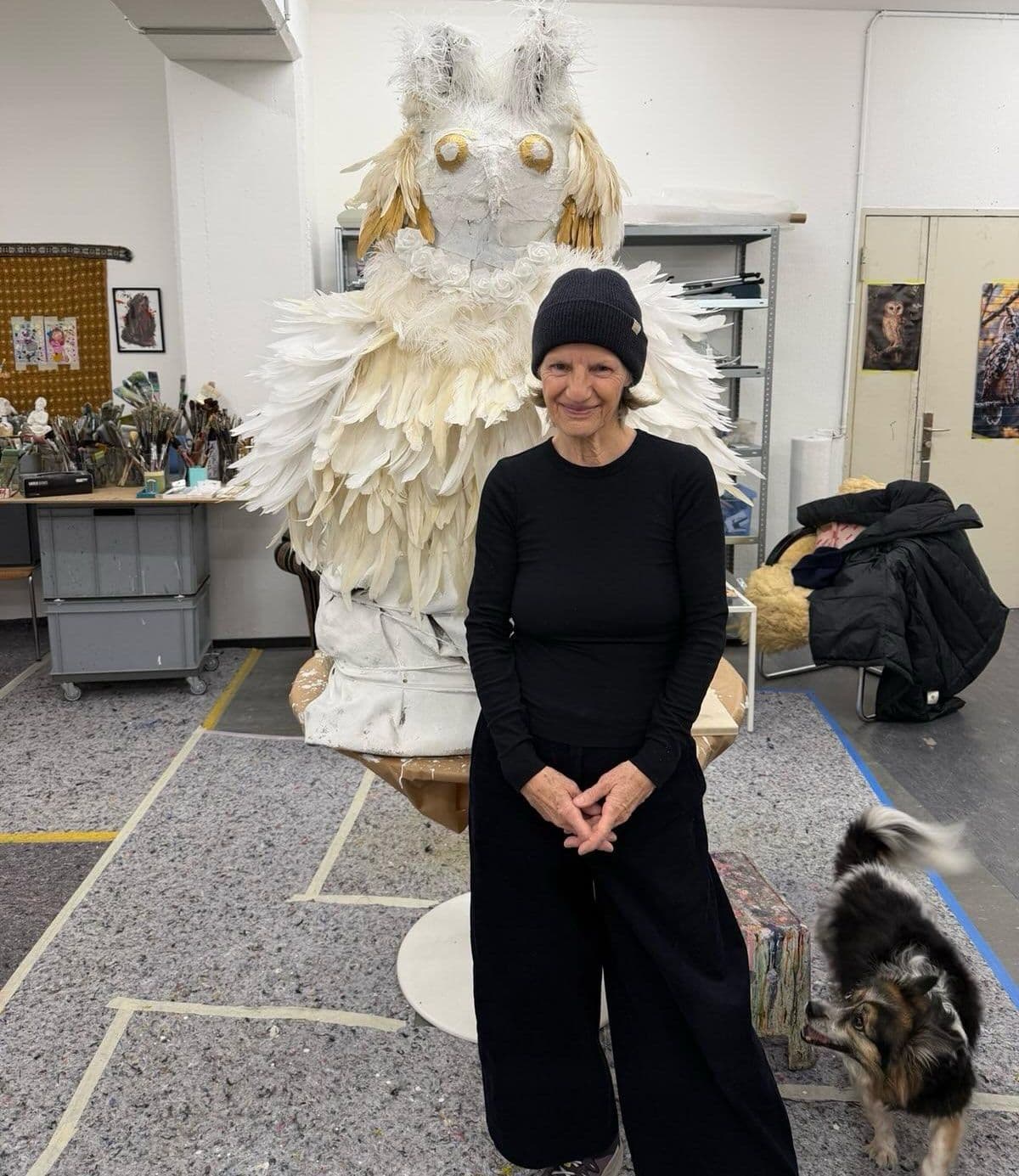 Karin Schiffmann im Atelier